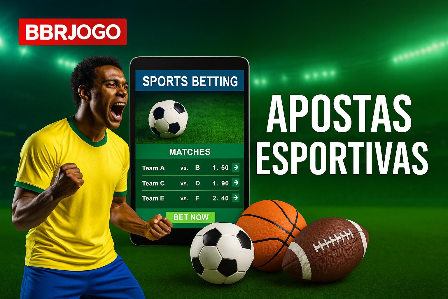 Aposte em apostas esportivas no cassino online BBRJOGO  
