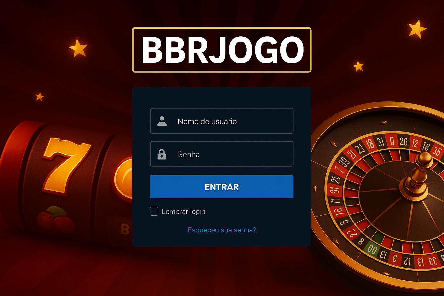Não Perca tempo, o rRgistro na site BBRJOGO  